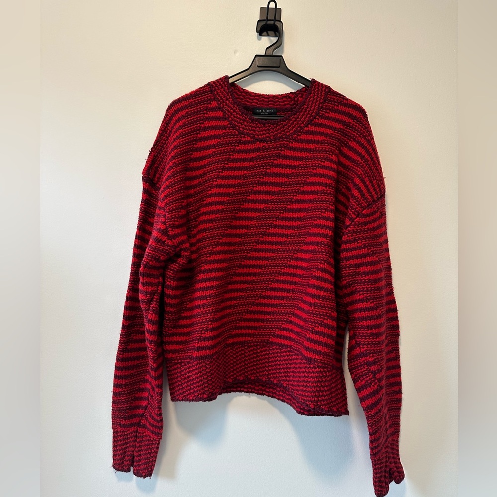 Rag & Bone - Willow Stripe Sweater - Never Worn with Tags - Size L - Wool